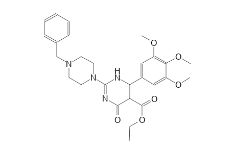 5-pyrimidinecarboxylic acid, 1,4,5,6-tetrahydro-4-oxo-2-[4-(phenylmethyl)-1-piperazinyl]-6-(3,4,5-trimethoxyphenyl)-, ethyl ester