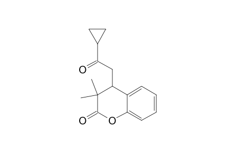 4-[(Cyclopropylcarbonyl)methyl]-3,3-dimethyl-3,4-dihydrobenzopyran-2H-2-one