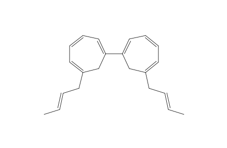 1,3,5-Cycloheptatriene, 1-[6-(2-buten-1-yl)-1,3,5-cycloheptatrien-1-yl]-6-(2-buten-1-yl)-