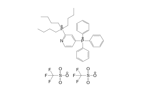 [2-(tributylphosphonio)-4-pyridyl]triphenylphosphonium-bis(trifluoromethanesulfonate)