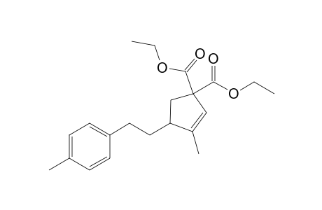 Diethyl 3-Methyl-4-(4-methylphenethyl)cyclopent-2-ene-1,1-dicarboxylate
