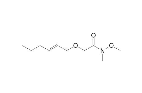 2-[(E)-hex-2-enoxy]-N-methoxy-N-methyl-acetamide