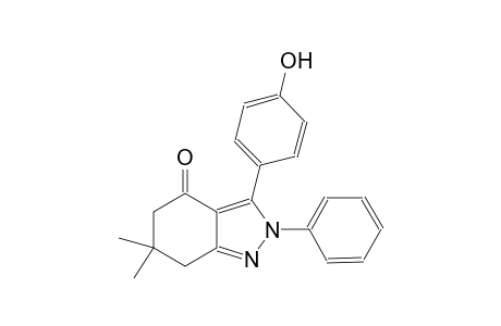 4H-indazol-4-one, 2,5,6,7-tetrahydro-3-(4-hydroxyphenyl)-6,6-dimethyl-2-phenyl-