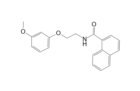 N-[2-(3-methoxyphenoxy)ethyl]-1-naphthamide