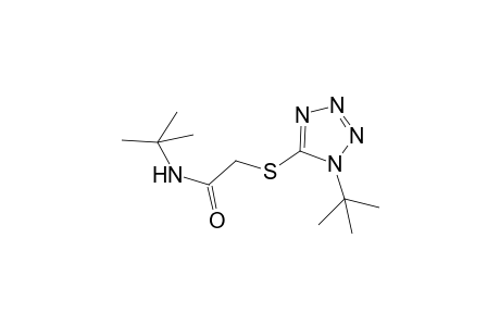 Acetamide, N-tert-butyl-2-(1-tert-butyl-1H-tetrazol-5-ylsulfanyl)-