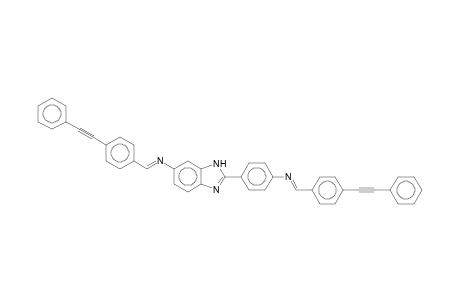 6-[4-(Phenylethynyl)benzylideneamino]-2-{4-[4-(phenylethynyl)benzylideneamino]phenyl}benzimidazole
