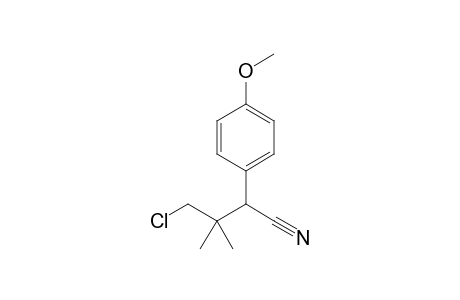 4-Chloro-2-(4-methoxyphenyl)-3,3-dimethylbutanenitrile