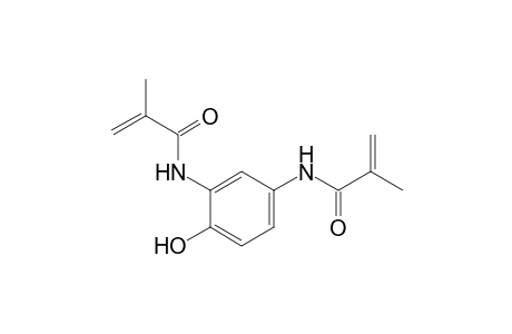 2-Methyl-N-[3-(2-methylprop-2-enoylamino)-4-oxidanyl-phenyl]prop-2-enamide