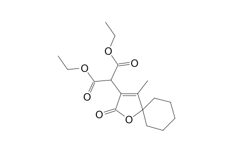 Diethyl 2-(4-methyl-2-oxo-1-oxaspiro[4.5]dec-3-en-3-yl)malonate