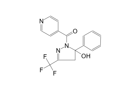 1H-pyrazol-5-ol, 4,5-dihydro-5-phenyl-1-(4-pyridinylcarbonyl)-3-(trifluoromethyl)-