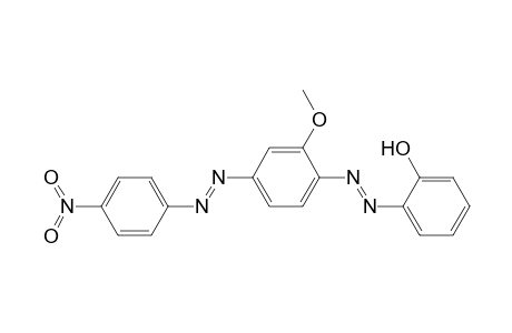 2-(Hydroxyphenylazo)-5-(4-nitrophenylazo)anisole