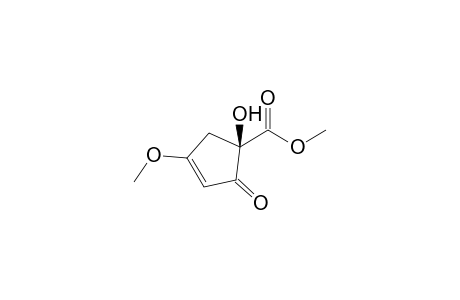 (1R)-1-hydroxy-2-keto-4-methoxy-cyclopent-3-ene-1-carboxylic acid methyl ester