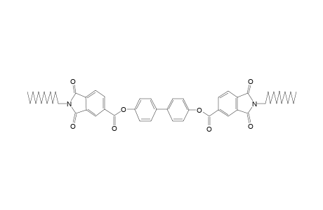 Bis(n-dodecyltrimellitic imide)-4,4'-biphenyl ester