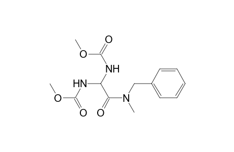 Carbamic acid, [2-[methyl(phenylmethyl)amino]-2-oxoethylidene]bis-, dimethyl ester