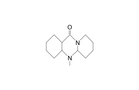 4Aa, 5aa,11aa-dodecahydro-5-methyl-pyrido(2,1-B)quinozilin-11-one