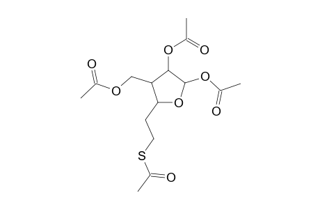 ACETIC ACID, 4,5-DIACETOXY-2-(2-ACETYLSULFANYL-ETHYL)-TETRAHYDRO-FURAN-3-YLMETHYL ESTER