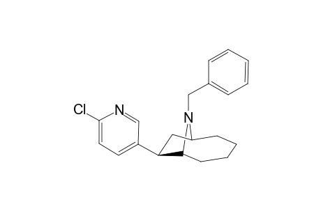 N-Benzyl-7.beta.-(6'-chloro-3'-pyridyl)-9-azabicyclo[4.2.1]nonane