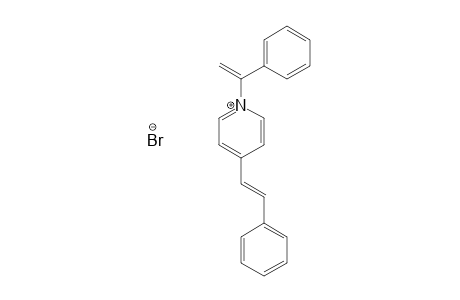 4-(2-Phenyl-1-ethenyl)-1-(1-phenylvinyl)pyridinium bromide