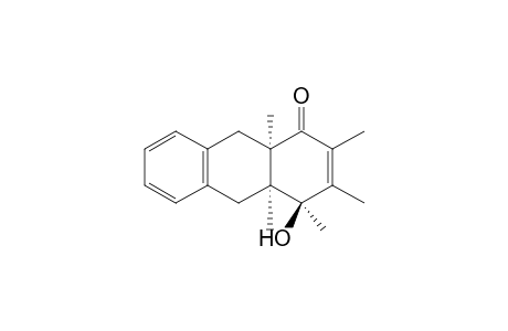 1(4H)-Anthracenone, 4a,9,9a,10-tetrahydro-4-hydroxy-2,3,4,4a,9a-pentamethyl-, (4.alpha.,4a.alpha.,9a.alpha.)-