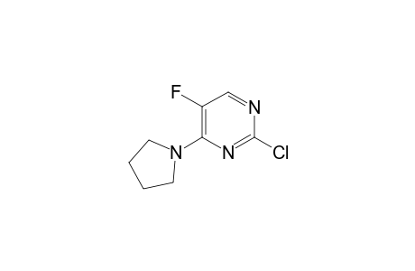 2-Chloro-5-fluoro-4-(pyrrolidin-1-yl)pyrimidine