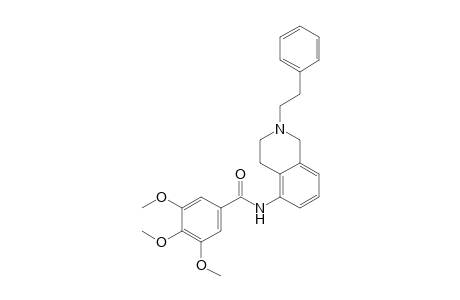 N-(2-phenethyl-1,2,3,4-tetrahydro-5-isoquinolyl)-3,4,5-trimethoxybenzamide