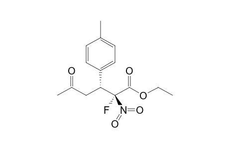 (2R,3R)-Ethyl 2-fluoro-2-nitro-3-(4-methylphenyl)-5-oxohexanoate