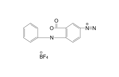 4-ANILINO-3-CARBOXYBENZENEDIAZONIUM TETRAFLUOROBORATE(1-)