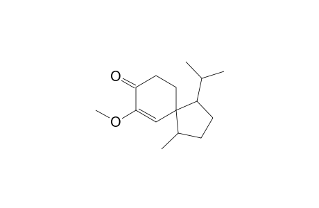 Spiro[4.5]dec-6-en-8-one, 7-methoxy-1-methyl-4-(1-methylethyl)-, [1S-(1.alpha.,4.alpha.,5.alpha.)]-