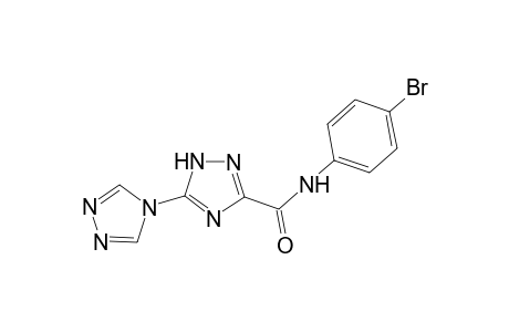 1H-1,2,4-Triazole-3-carboxamide, N-(4-bromophenyl)-5-(4H-1,2,4-triazol-4-yl)-