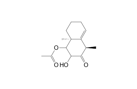 5.beta.-Acetoxy-1,4a.beta.-dimethyl-1.alpha.-hydroxy-3,4,4a,5,6,7-hexahydronaphthalen-2(1H)-one