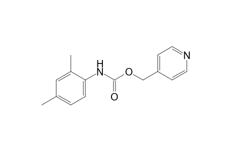 2,4-dimethylcarbanilic acid, (4-pyridyl)methyl ester