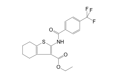 benzo[b]thiophene-3-carboxylic acid, 4,5,6,7-tetrahydro-2-[[4-(trifluoromethyl)benzoyl]amino]-, ethyl ester