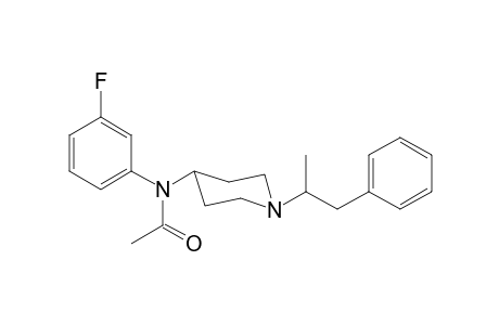 N-3-Fluorophenyl-N-[1-(1-phenylpropan-2-yl)piperidin-4-yl]acetamide