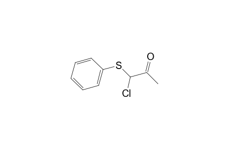 2-Propanone, 1-chloro-1-(phenylthio)-