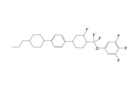 5-[difluoro-[2-fluoro-4-[4-(4-propylcyclohexyl)phenyl]cyclohexyl]methoxy]-1,2,3-trifluoro-benzene