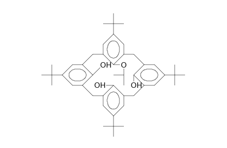 5,11,17,23-Tetrakis(T-butyl)-28-isopropyl-pentacyclo(19.3.1.1/3,7/.1/9,13/.1/15,19/)octacosa-dodecene-25,26,27-triol