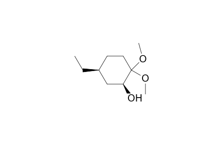 2,2-Dimethoxy-5-ethylcyclohexanol