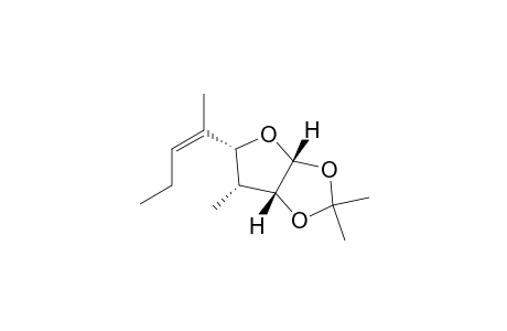 Furo[2,3-d]-1,3-dioxole, tetrahydro-2,2,6-trimethyl-5-(1-methyl-1-butenyl)-, [3aR-[3a.alpha.,5.beta.(Z),6.beta.,6a.alpha.]]-