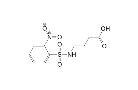 4-{[(2-nitrophenyl)sulfonyl]amino}butanoic acid