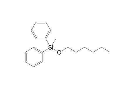 1-Methyl(diphenyl)silyloxyhexane