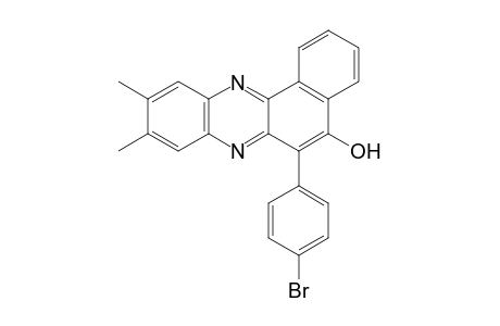 6-(4-Bromo-phenyl)-9,10-dimethyl-benzo[a]phenazin-5-ol