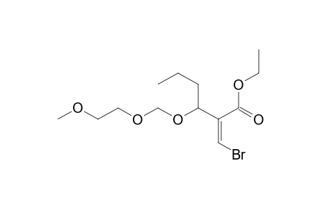 Ethyl (Z)-3-bromo-2-[1-[(2-methoxyethoxy)methoxy]butyl]propenoate