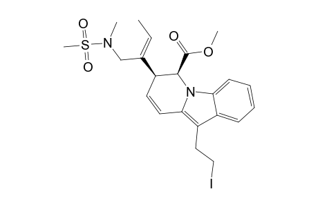 CIS-5-(2-IODOETHYL)-2-[1-[(N-METHYLMETHANESULFONAMIDO)-METHYL]-1-(E)-PROPENYL]-1,2-DIHYDROPYRIDO-[1.2-A]-INDOLE-1-BETA-CARBOXYLATE