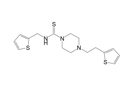 1(2H)-Pyrazinecarbothioamide, tetrahydro-4-[2-(2-thienyl)ethyl]-N-(2-thienylmethyl)-