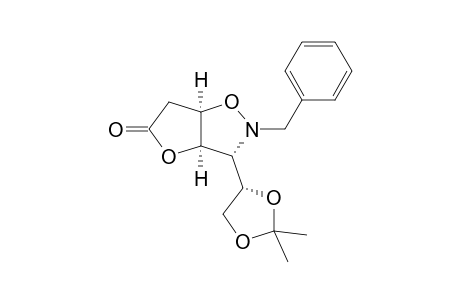 (3R,3aR,6aR)-Tetrahydro-2-benzyl-3-[(4S)-(2,2-dimethyl-1,3-dioxolan-4-yl)]furo[2,3-d]isoxazol-5(2H)-one