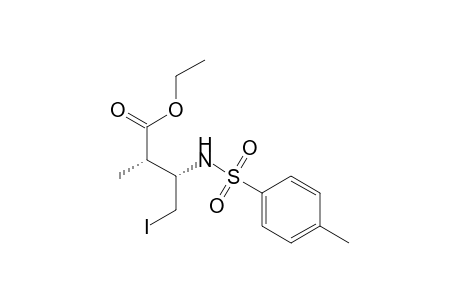 (2S,3S)-4-iodo-2-methyl-3-(tosylamino)butyric acid ethyl ester