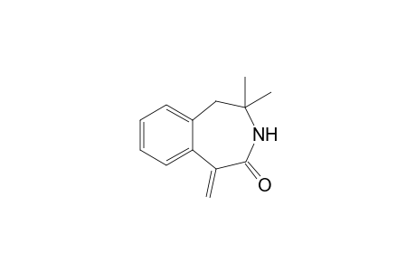 2,2-Dimethyl-5-methylene-1,3-dihydro-3-benzazepin-4-one