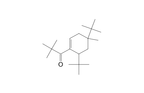 1-Propanone, 1-[4,6-bis(1,1-dimethylethyl)-4-methyl-1-cyclohexen-1-yl]-2,2-dimethyl-
