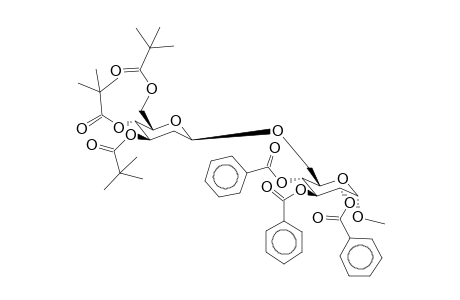 Methyl-2,3,4-tri-O-benzoyl-6-O-(2-deoxy-3,4,6-tri-O-pivaloyl-b-d-arabino-hexopyranosyl)-a-d-glucopyranoside