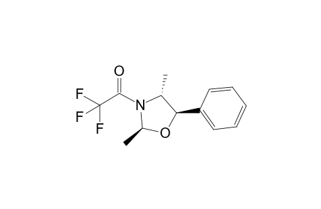 (2S,4R,5R)-2,4-Dimethyl-5-phenyl-3-(trifluoroacetyl)oxazolidine